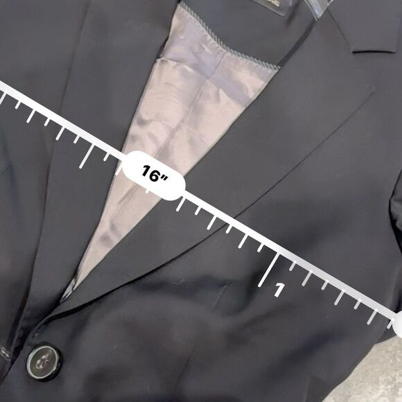 Massimo Dutti | 4 | Black Blazer Professional Tailored Fit - Picture 7 of 7